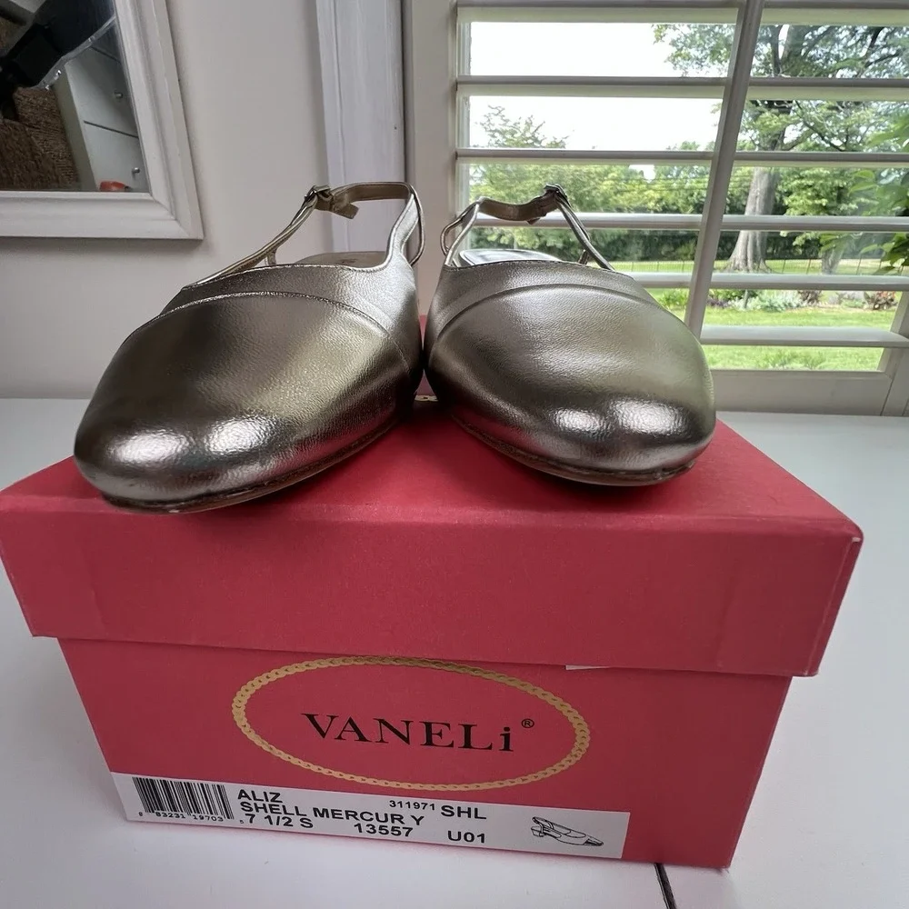 Van Eli Vaneli Aliz  Shell Mercury Slingback Women's Shoes Size 7.5S New In Box